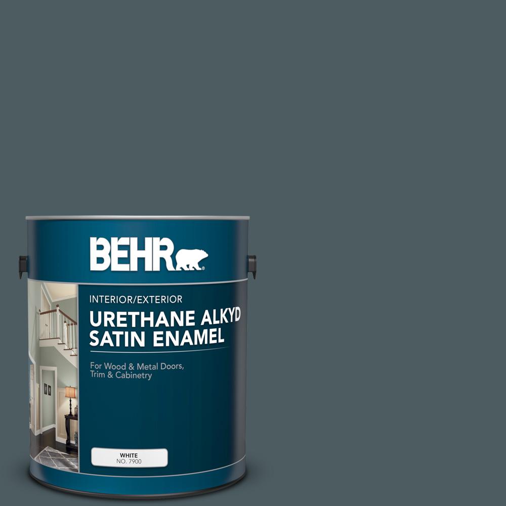 Behr 1 Gal 740f 6 Marine Magic Urethane Alkyd Satin Enamel Interior Exterior Paint