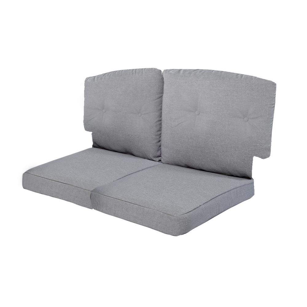 Charlottetown 23.5 in. in. x 26.5 in. in. 4Piece Outdoor Loveseat