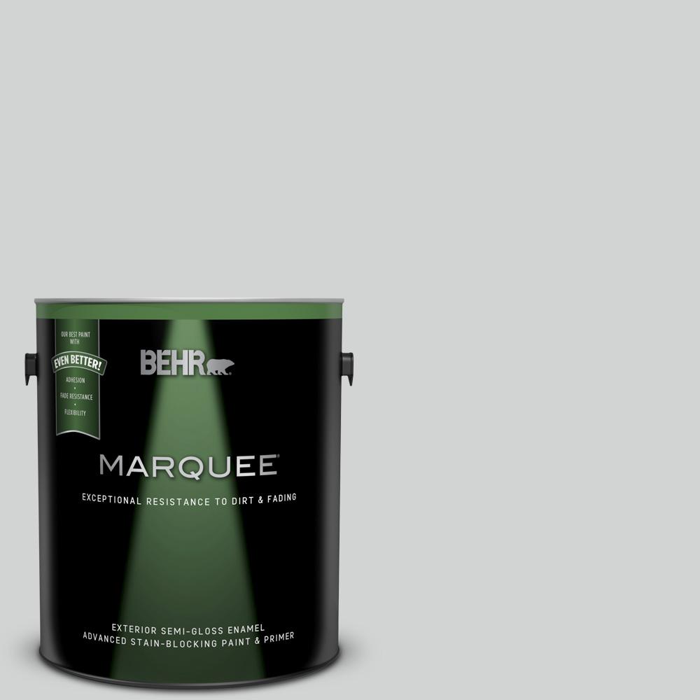 BEHR MARQUEE 1 Gal PPU26 11 Platinum Semi Gloss Enamel Exterior Paint   Platinum Behr Marquee Paint Colors 545001 64 1000 