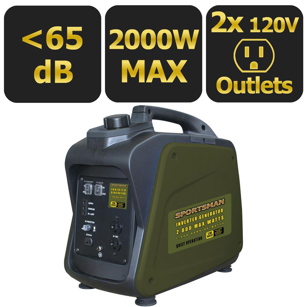 Sportsman 2,000-Watt Gasoline Powered Digital Inverter ...
