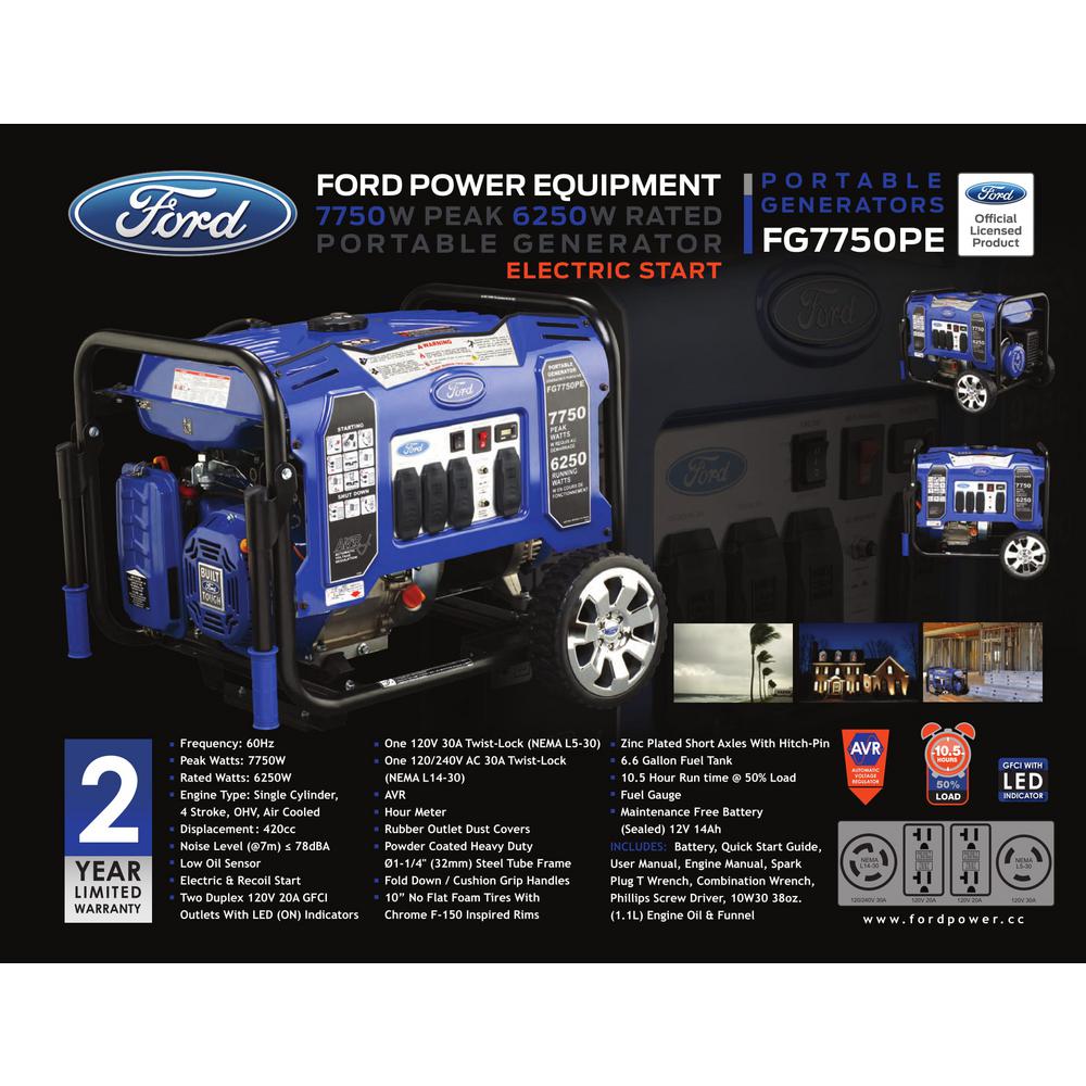 Ford Portable Generators Generators The Home Depot