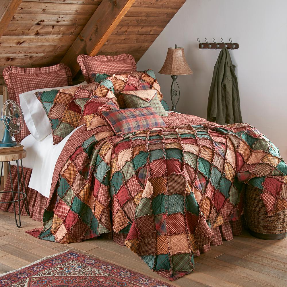 DONNA SHARP Campfire 3-Piece Brown Cotton King Quilt Set-Z21707 - The ...