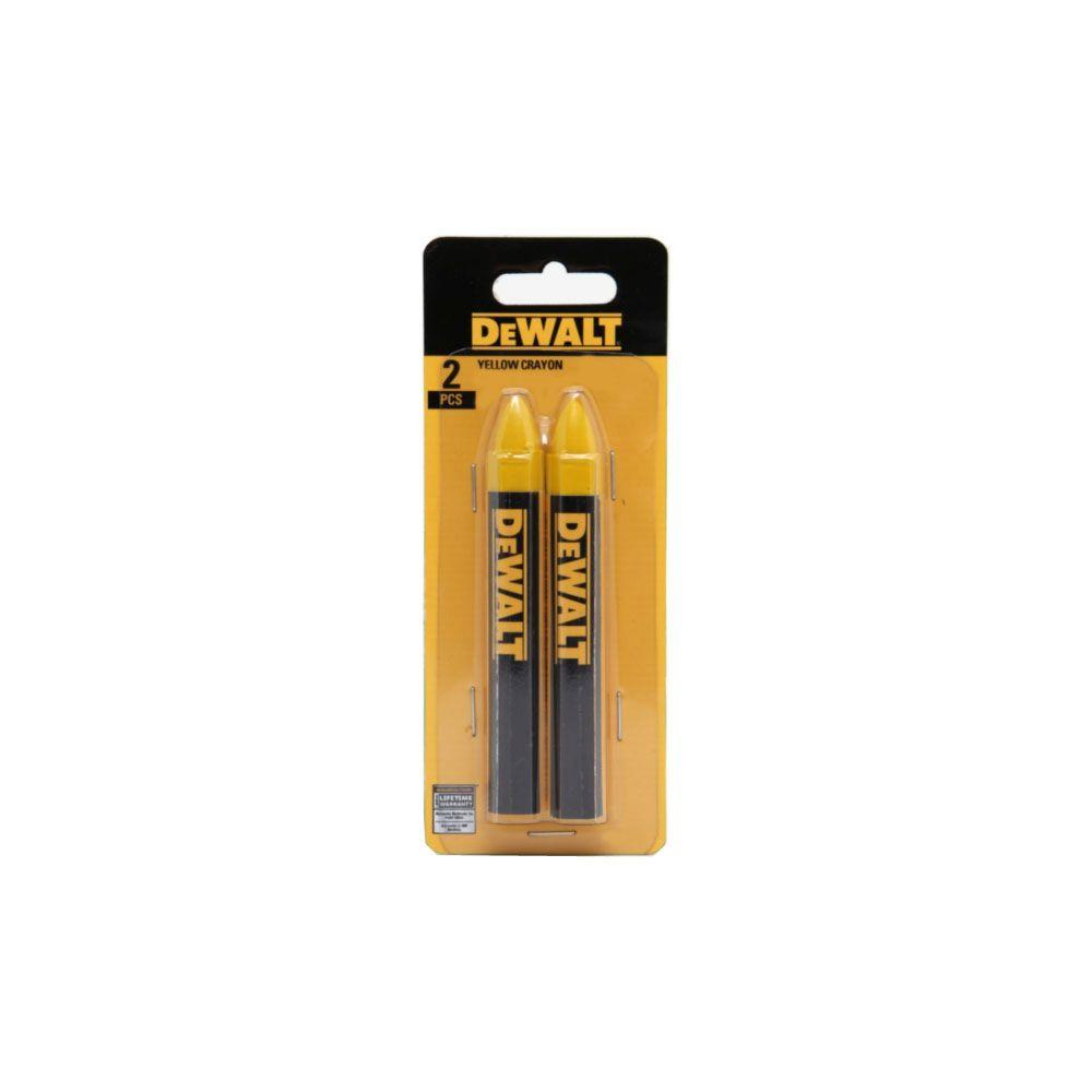 DEWALT Mark Lumber Crayon in YellowDWHT72721 The Home Depot