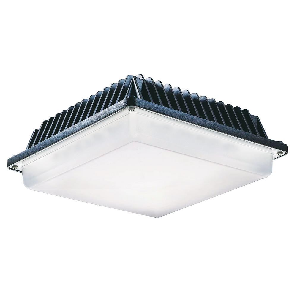 Proled 58 Watt Bronze Outdoor Integrated Led Area Canopy Light Proled 58 Watt Bronze Outdoor Integrated Led Area Canopy Light Fixture Daylight