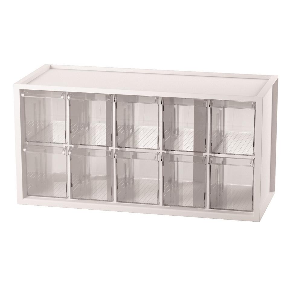 Mayne 45Gal. Berkshire Storage Bin in White4835W The Home Depot