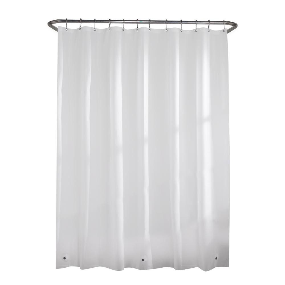 Glacier Bay Peva Premium 8 Gauge 71 In Shower Curtain Liner Glacier Bay Peva Premium 8 Gauge 71 In Shower Curtain Liner