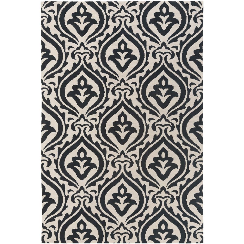 Artistic Weavers Elaine Hudson Onyx Black 8 ft. x 11 ft. Indoor Area RugELI3097811 The Home