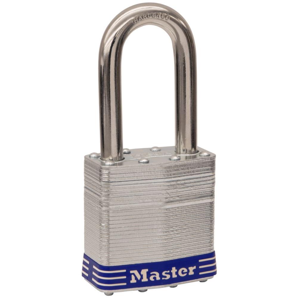 Master Lock 2 in. Laminated Steel Rekeyable Keyed Padlock with 21/2 in