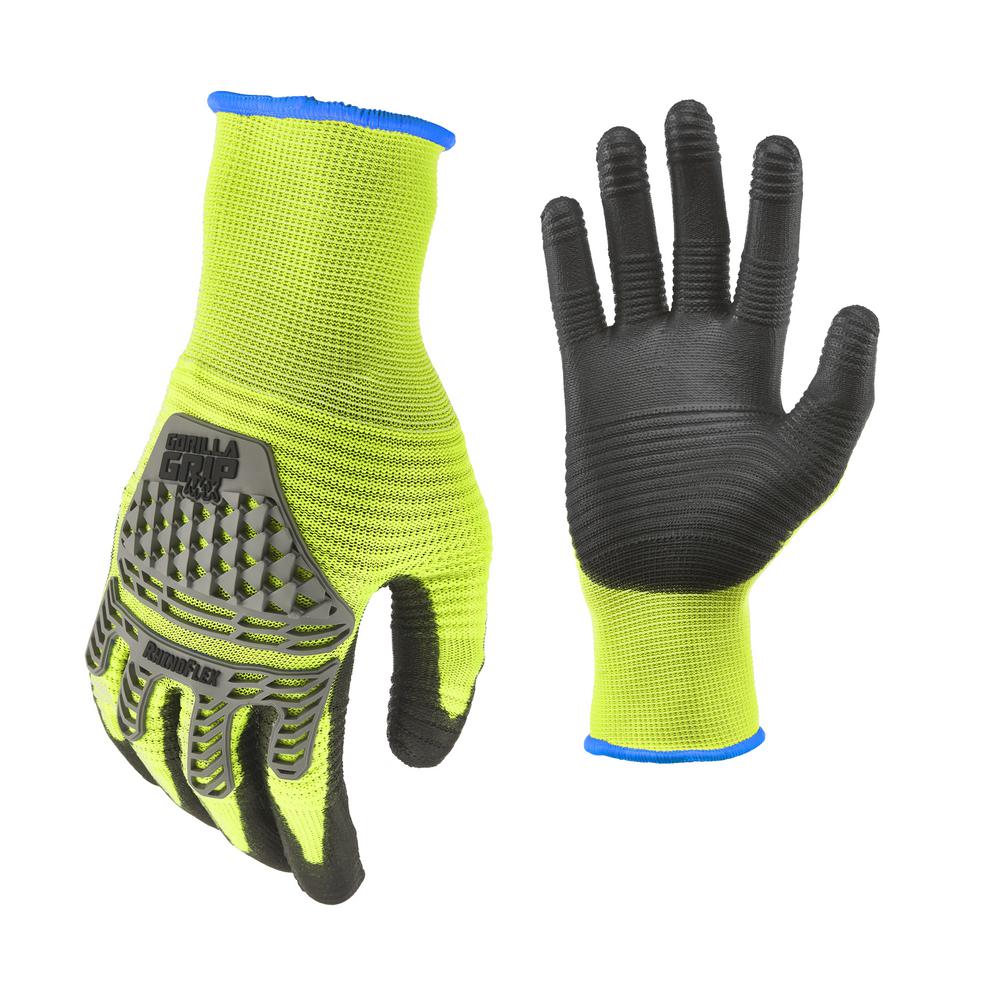 wool grip gloves