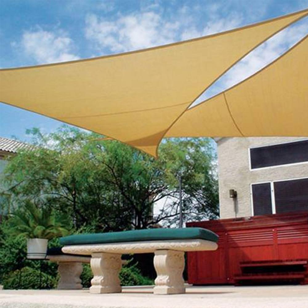 Coolaroo Coolhaven 12 Ft X 12 Ft Sahara Triangle Shade Sail With