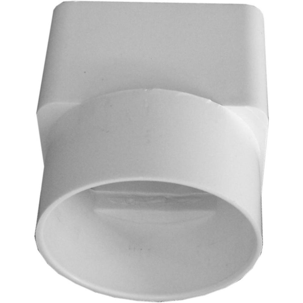 2 in. x 3 in. x 3 in. Styrene Hub x Hub Downspout AdapterS45233 The