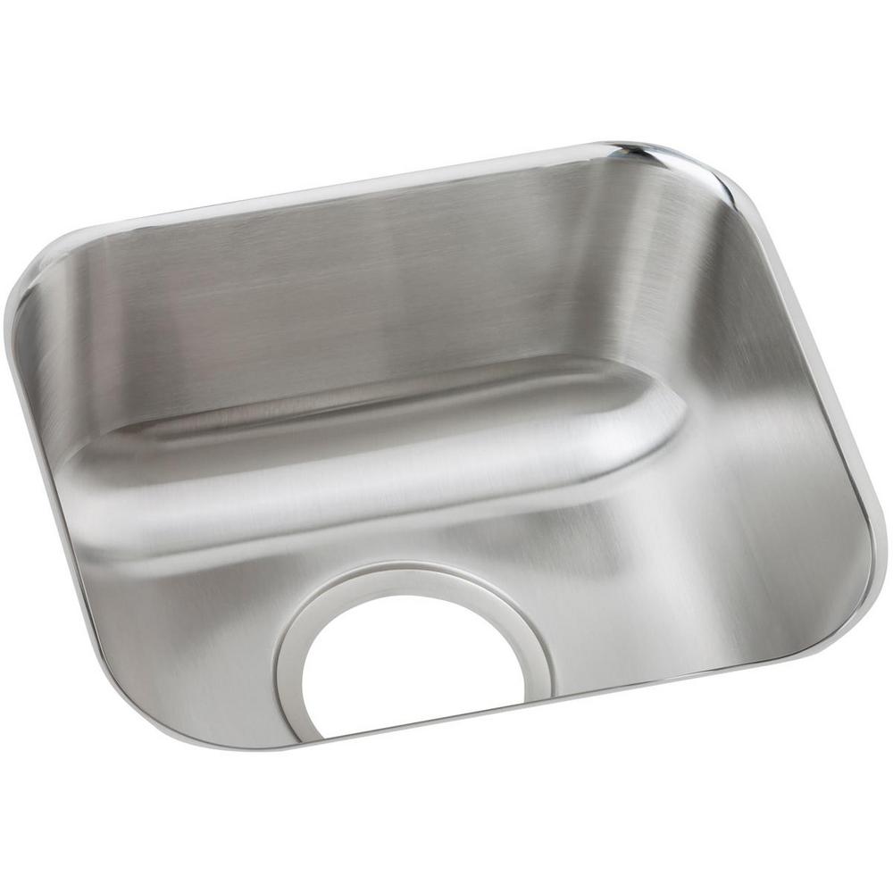 Elkay Dayton Undermount Stainless Steel 15 in. Single Bowl Bar SinkDXUH1210 The Home Depot