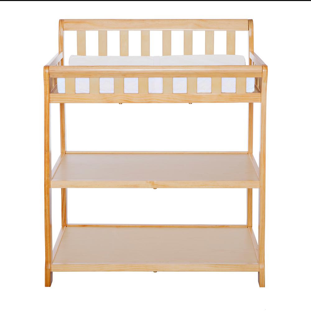 dark wood baby changing table