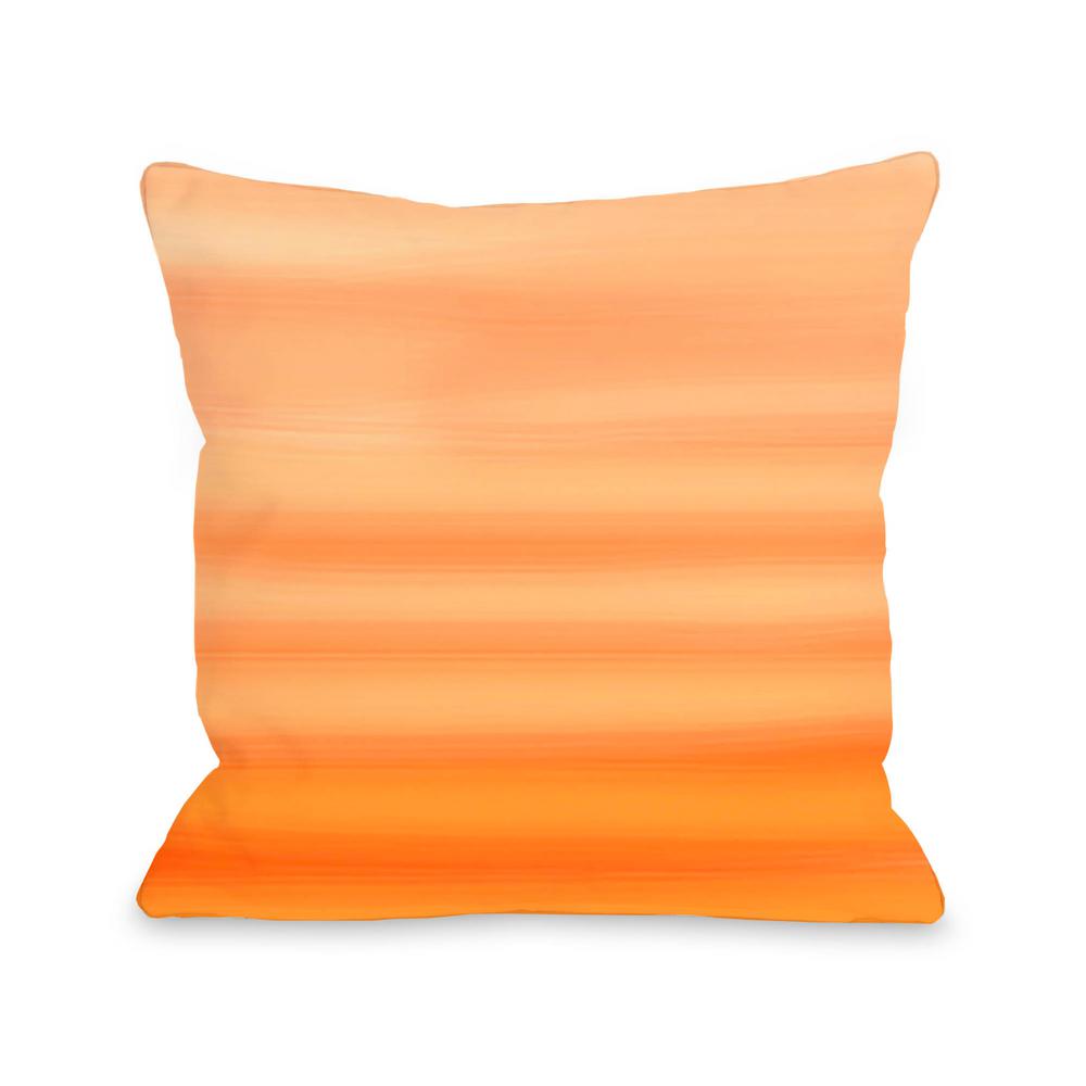 Tangerine Throw Pillows Home Decor The Home Depot