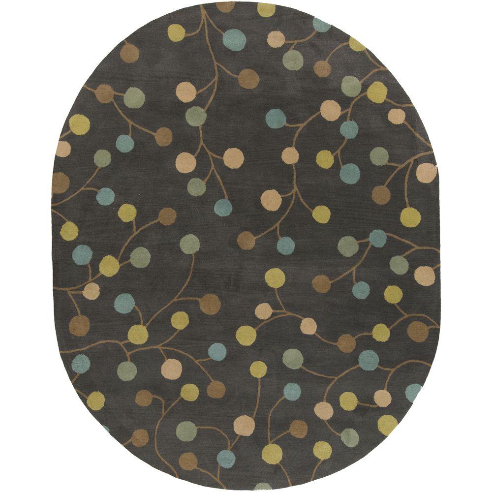 Artistic Weavers Amicia Gray 6 Ft X 9 Oval Indoor Area Rug