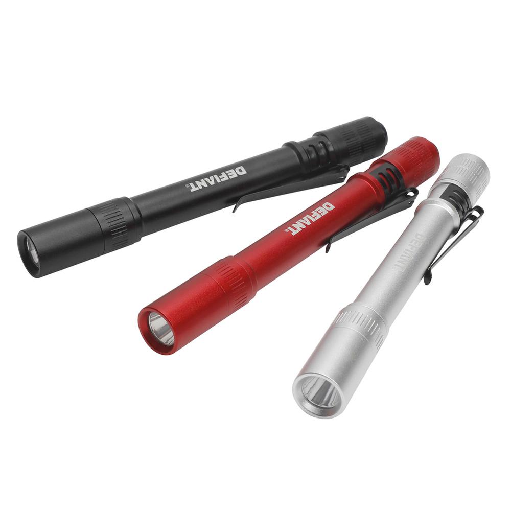 Defiant 50Lumen Colorful Penlights (3Pack)99633 The Home Depot