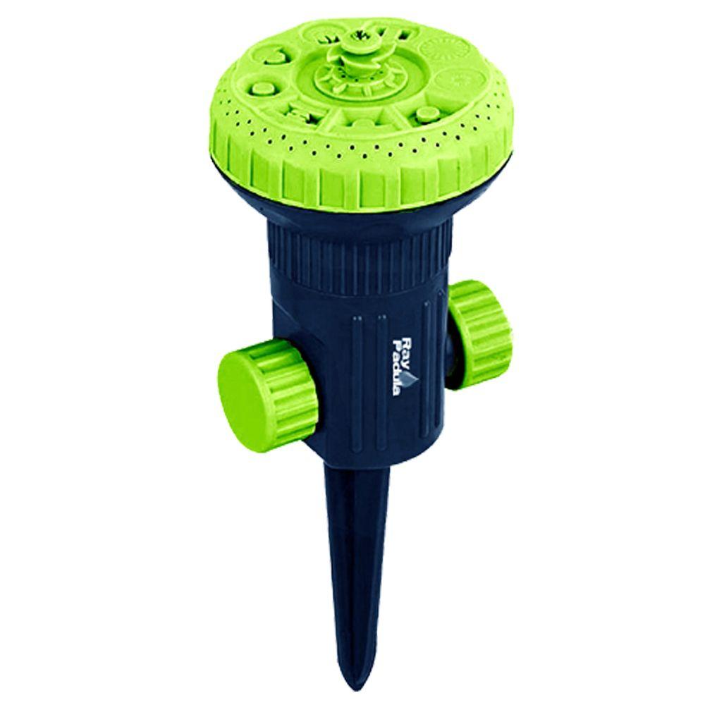 Ray Padula 2-in-1 9-Pattern Turret Stationary Sprinkler on In-Series