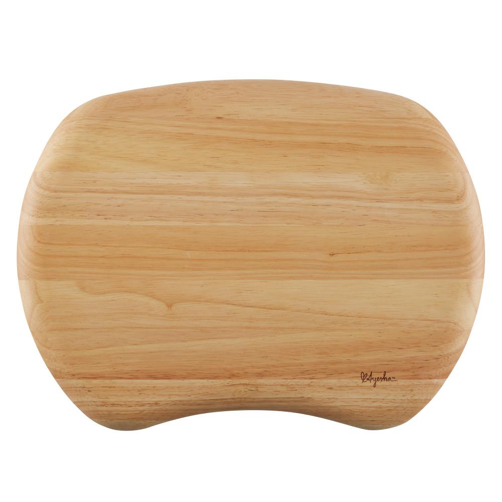 Ayesha Curry 16 In X 12 In X 1 In Parawood Cut And Serve Board 47008 The Home Depot