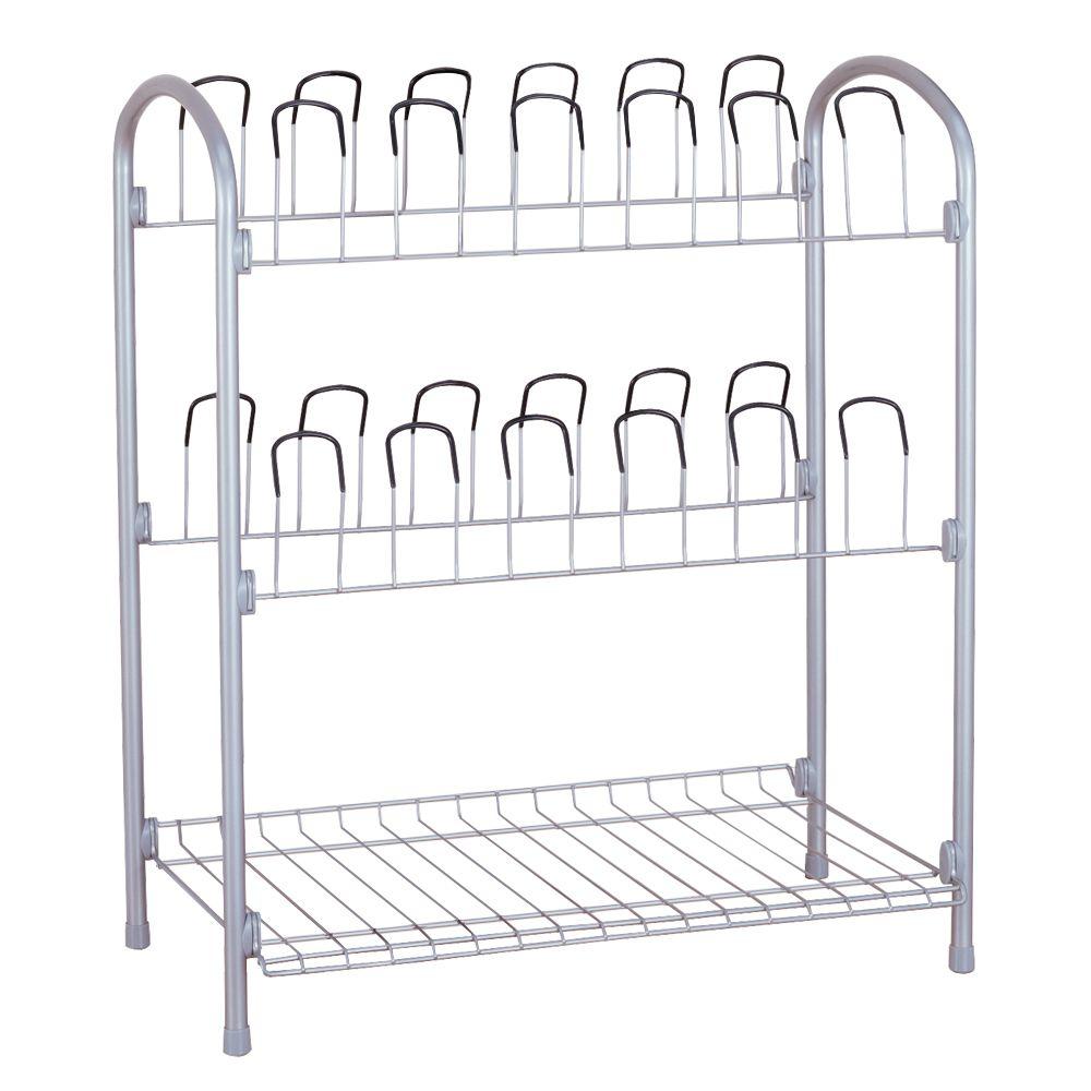 Neu Home 12Pair Storage Shoe Rack17704W1 The Home Depot