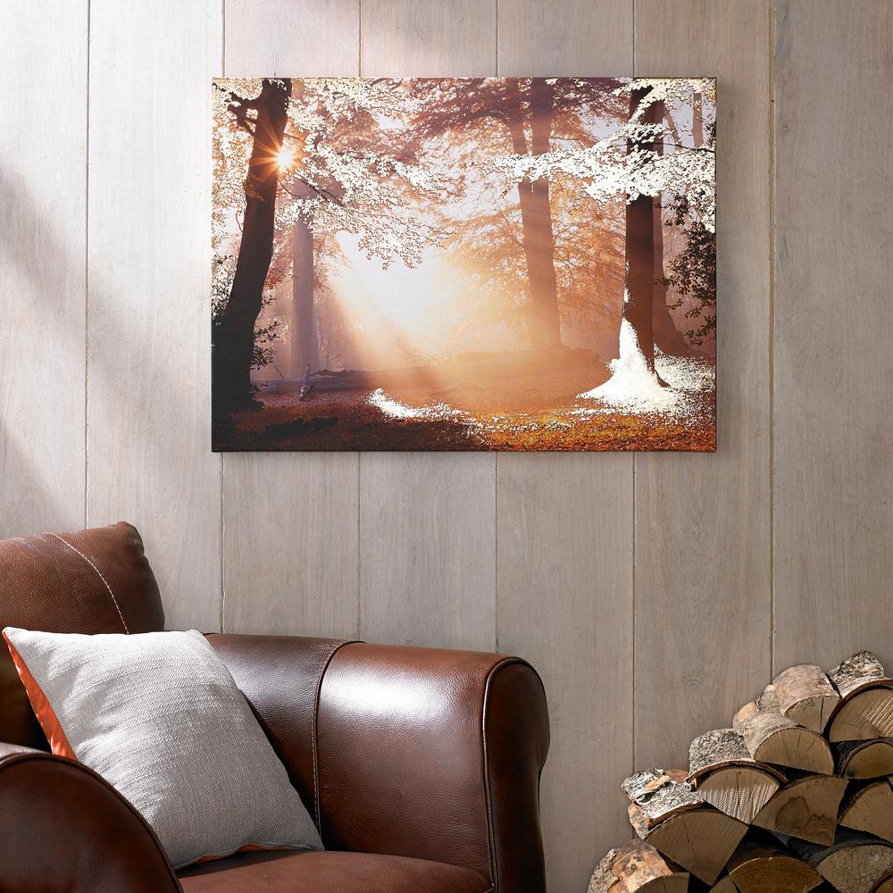 Graham and Brown 31 in. x 24 in. "Metallic Forest" by Graham and Brown