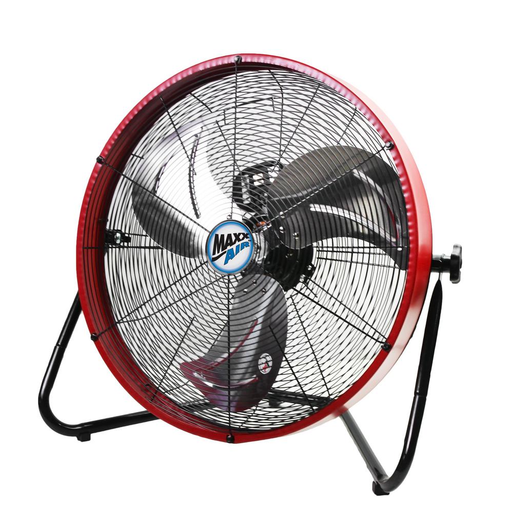Red Plug In Box Fans Floor Fans The Home Depot