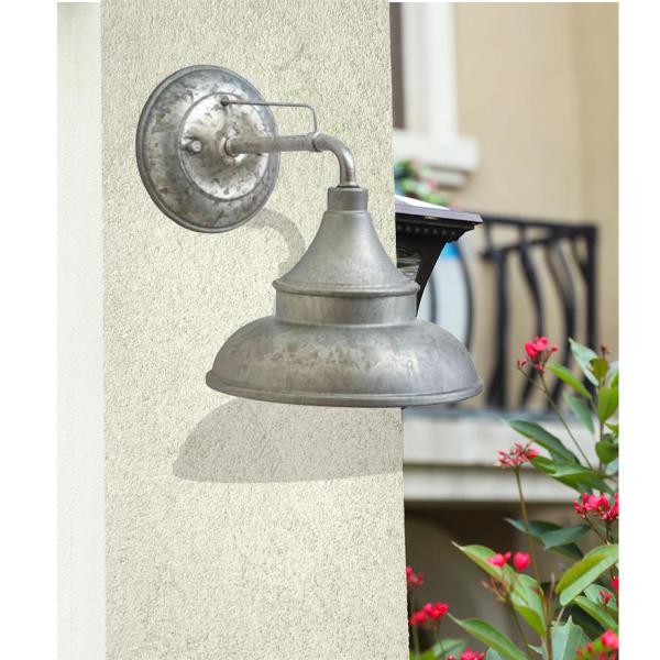 Hampton Bay Galvanized Outdoor Barn Light Wall Mount Sconce Outdoor Barn Light Wall Mount Sconce