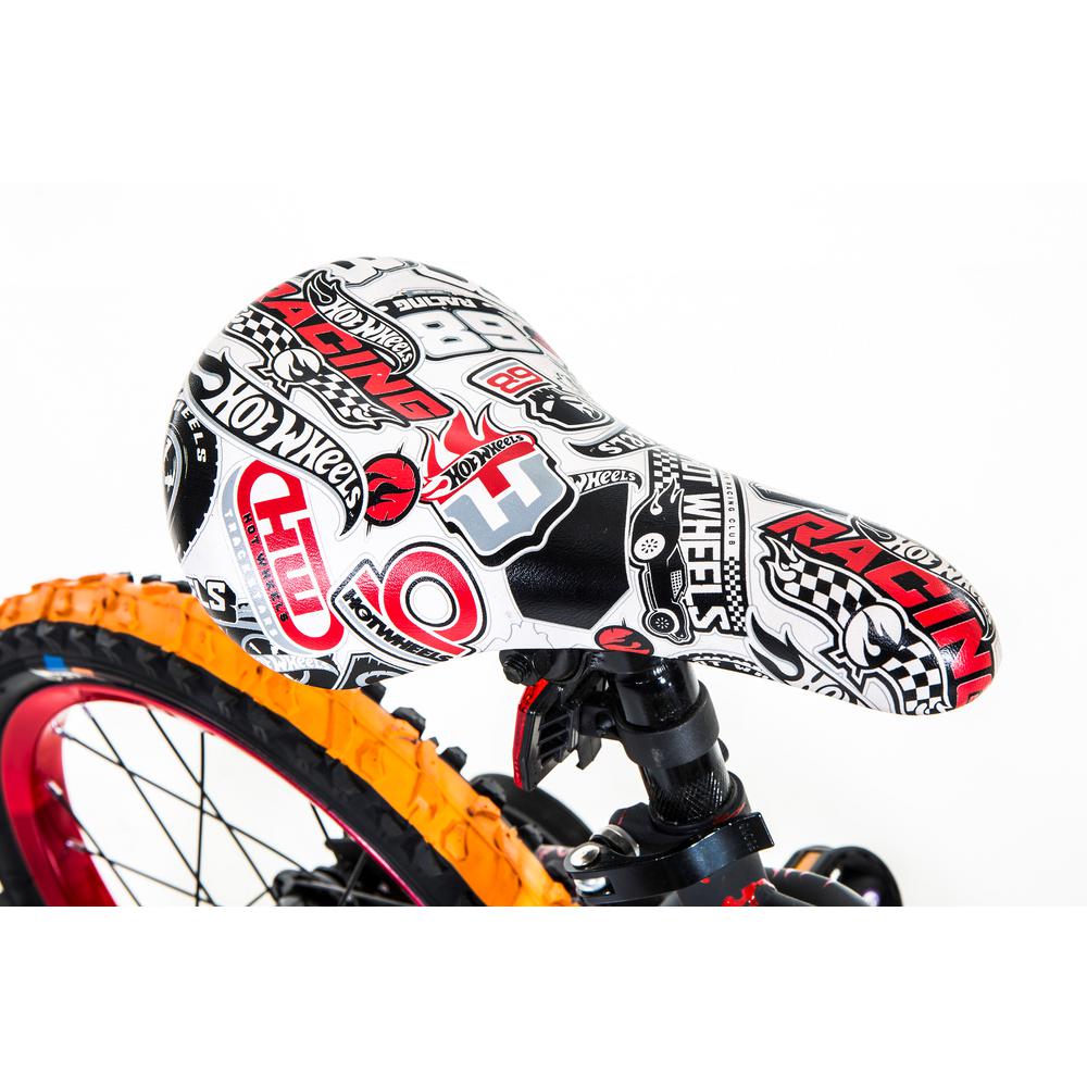 Hot Wheels Dynacraft 16 inch BMX Boys Bike with Hand Brake Black/Red/Orange for sale online 