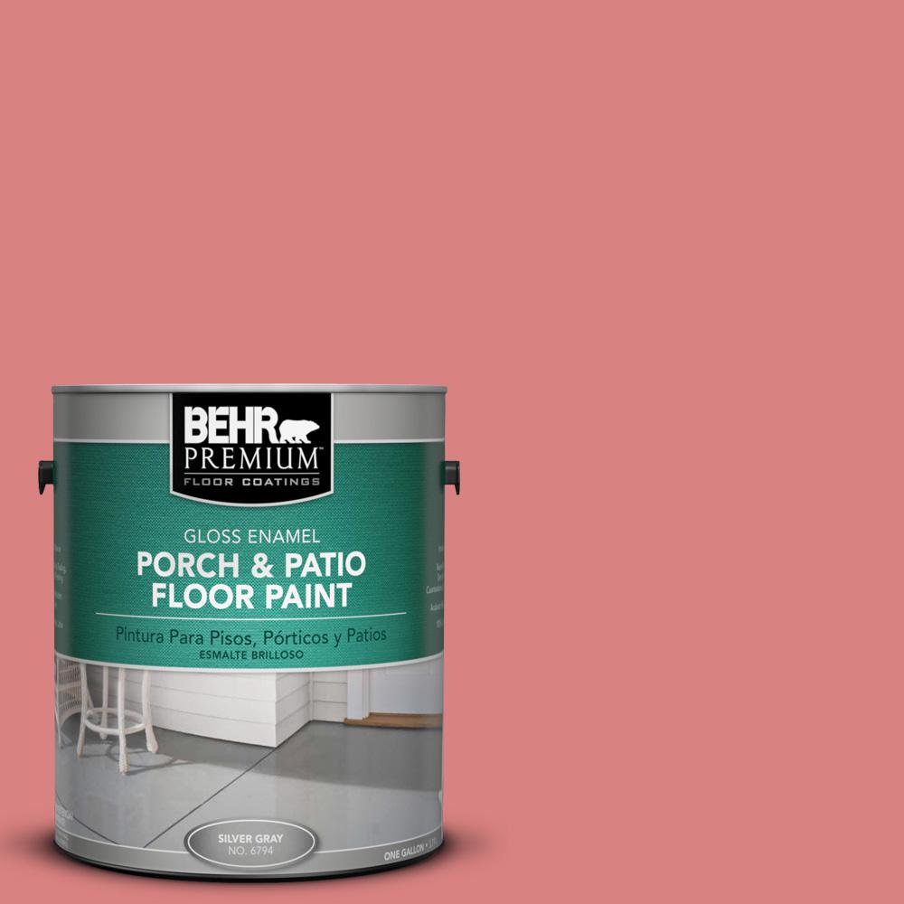 BEHR Premium 1 gal. M1605 Pink Damask Gloss Interior/Exterior Porch