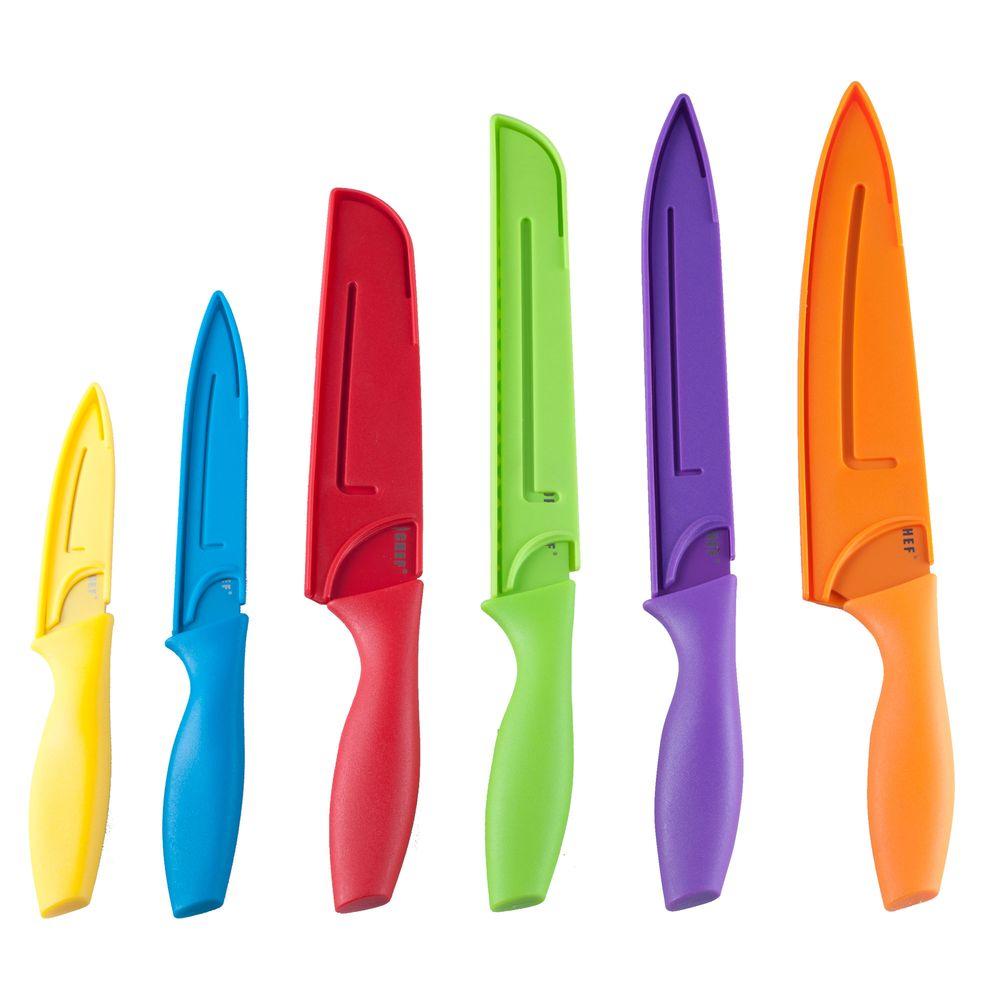 Top Chef 6 Piece Colored Knife Set 80 TC14 The Home Depot