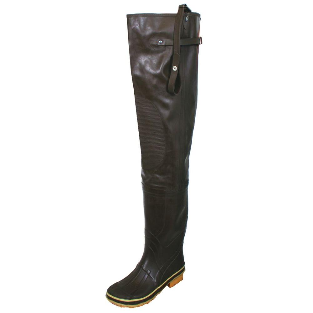 leather hip boots