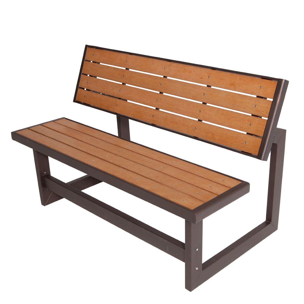 Lifetime Convertible Patio Bench The Home Depot