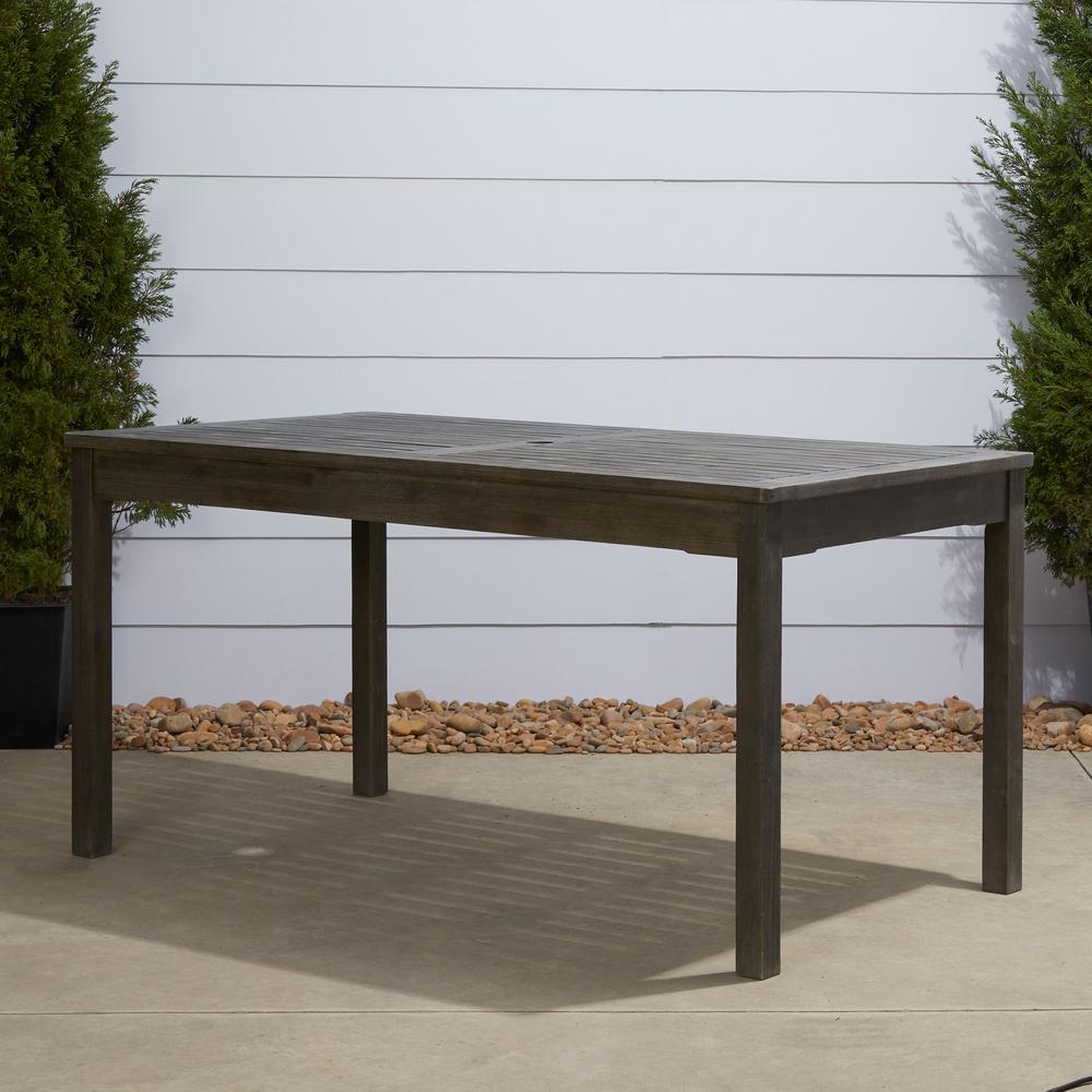 Vifah Renaissance 59 In X 31 Hand Sed Acacia Patio Dining Vifah Renaissance 59 In X 31 Hand Sed Acacia Patio Dining Table
