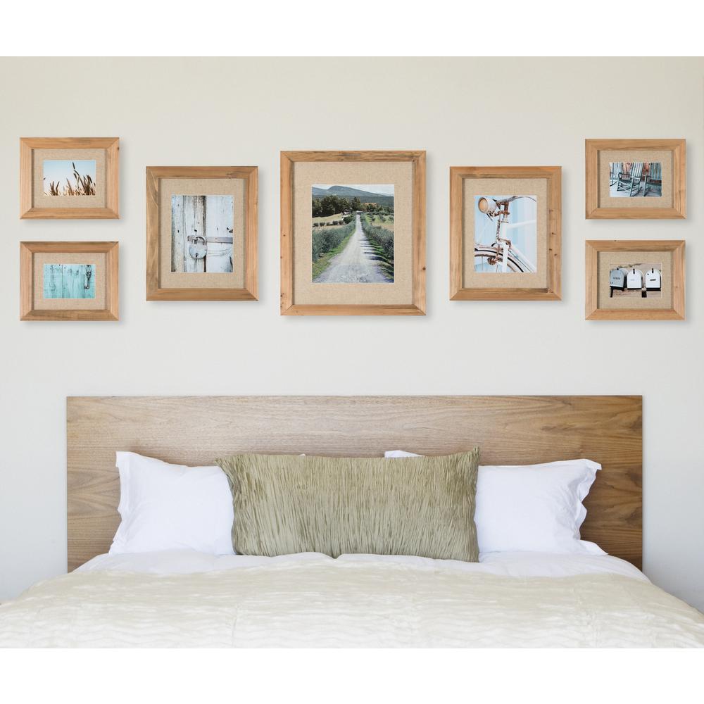 Pinnacle Gallery Perfect 11 In X 14 Rustic Brown Collage Pinnacle Gallery Perfect 11 In X 14 Rustic Brown Collage Picture Frame Set