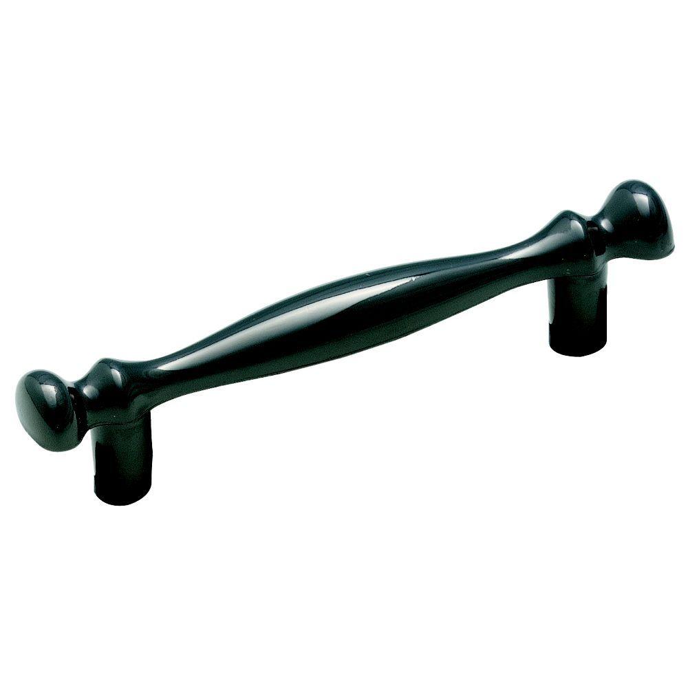 Continental Home Hardware 31/2 in. Black Nickel PullRL020616 The Home Depot