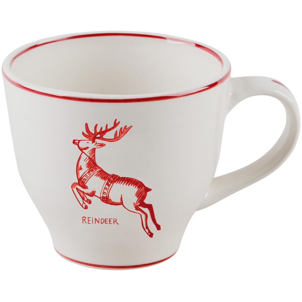 Molly Hatch 16 oz. Reindeer Mug63853 The Home Depot