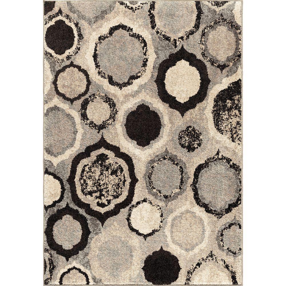 Orian Rugs Handglass Gray 7 Ft. 10 In. X 10 Ft. 10 In. Plush Pile ...