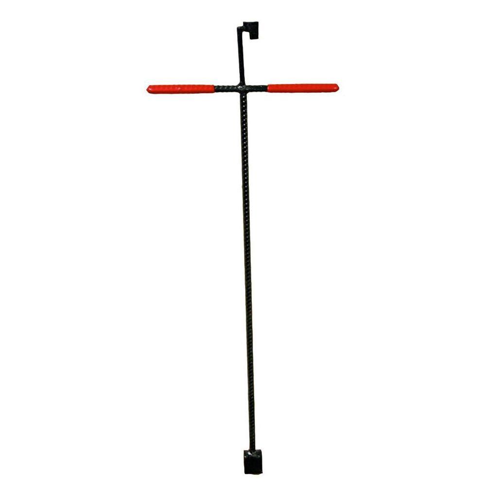 JONES STEPHENS 1/2 in. x 30 in. Water Meter Key with Box Lid Key