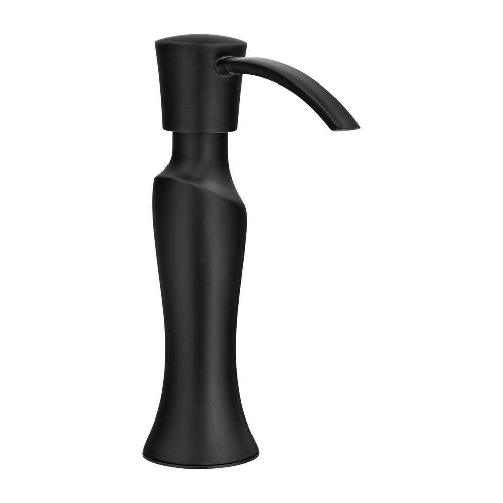 MOEN Transitional Soap Dispenser in Matte BlackS3946BL The Home Depot