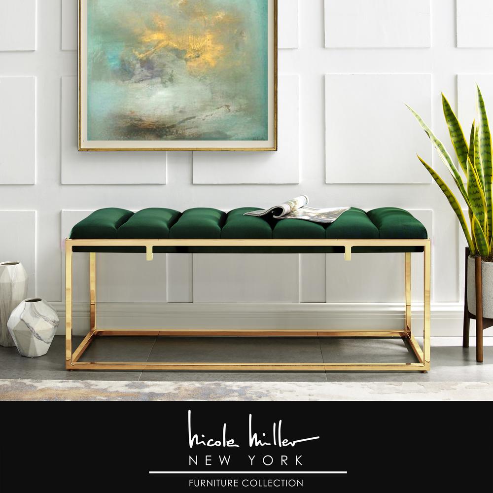 Green Gold Bedroom Benches Bedroom Furniture The Home