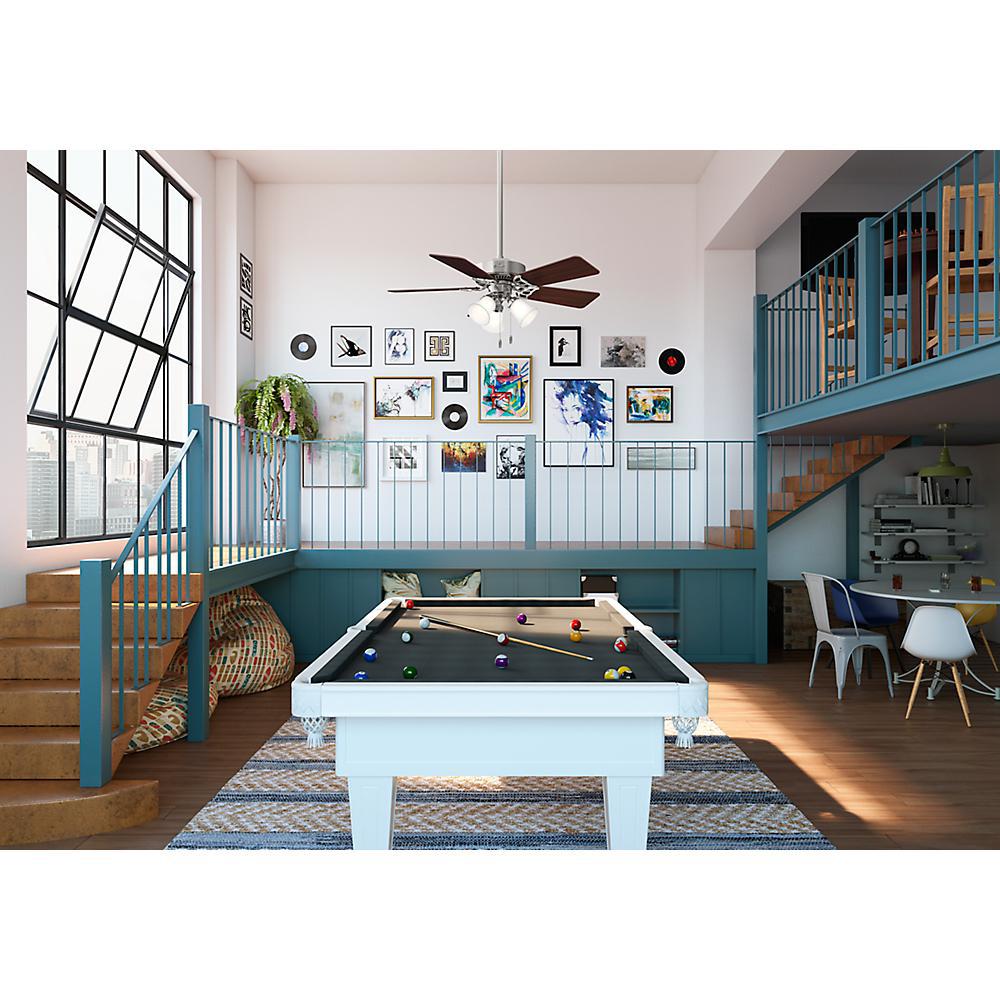 pool table light with ceiling fan