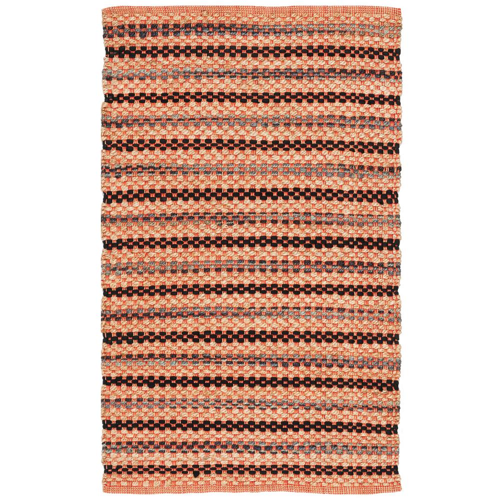 Safavieh Cape Cod Orange Black 3 Ft X 5 Area Rug Cap104c Safavieh Cape Cod Orange Black 3 Ft X 5 Area Rug