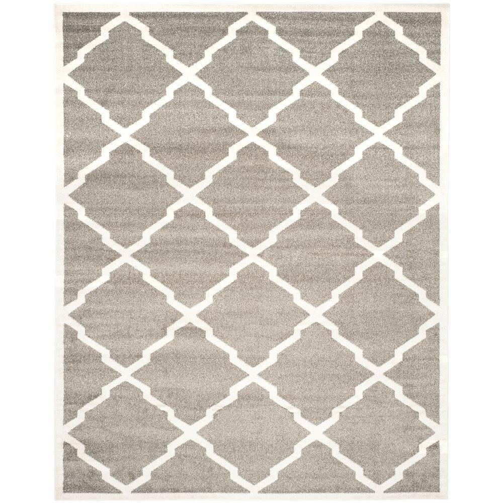 Safavieh Amherst Dark Gray/Beige 6 ft. x 9 ft. Indoor/Outdoor Area Rug