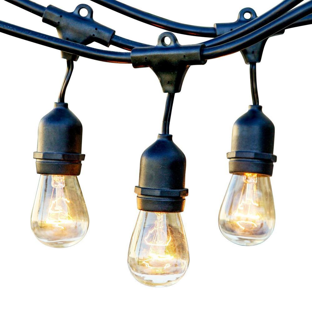 E26 String Lights Outdoor Lighting The Home Depot 25 Ft Outdoor String Lights Commercial Grade