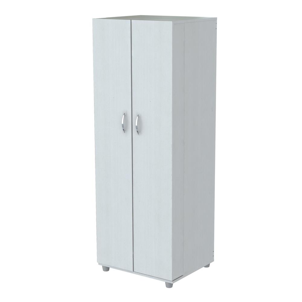 Inval 66 14 In H X 23 62 W 19 69 D Freestanding Storage Cabinet Washed Oak Computer Desk Inval 66 14 In H X 23 62 W 19 69 D Freestanding Storage Cabinet Washed Oak Computer Desk