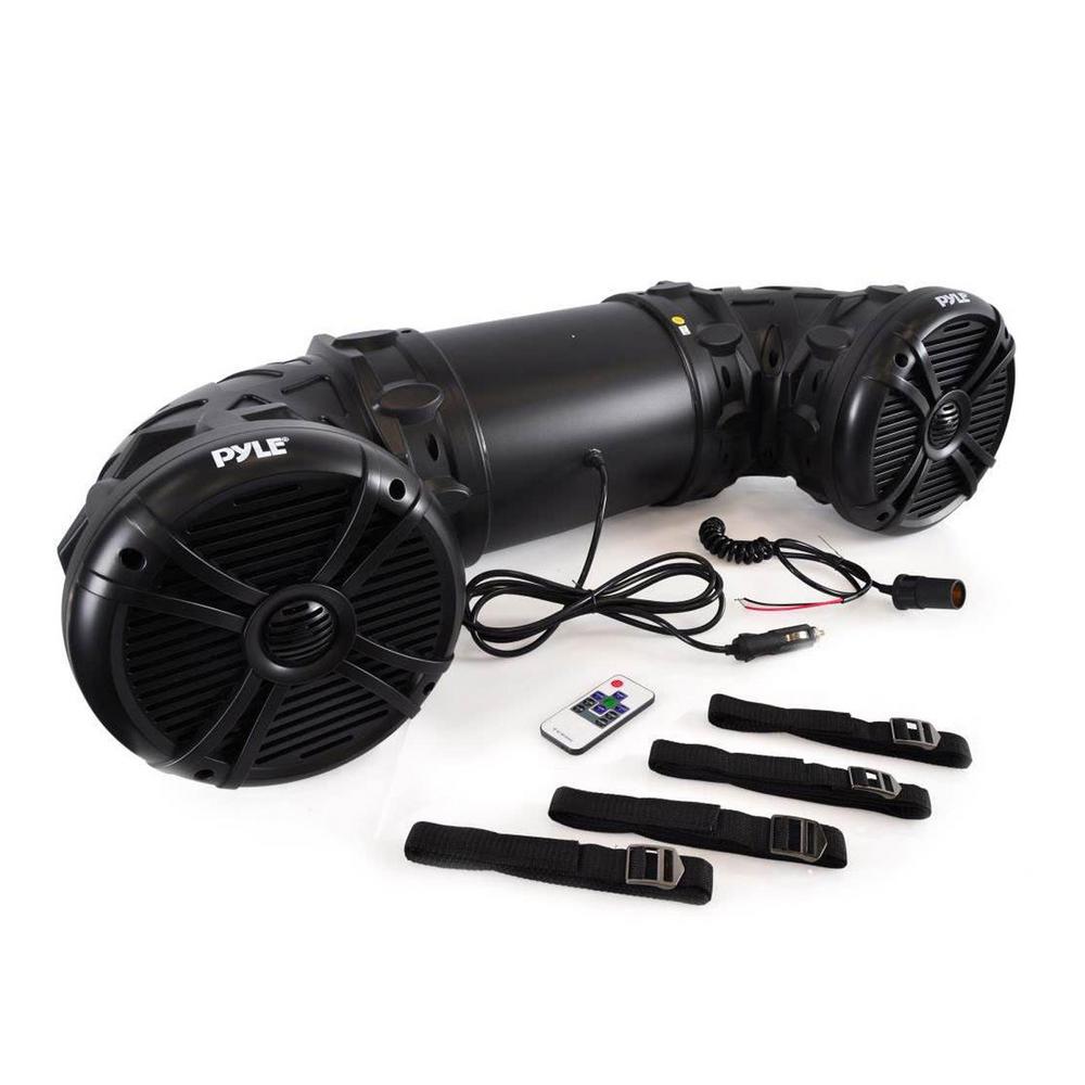 UPC 068888764155 product image for Pyle 800-Watt with LED Light Waterproof Marine Bluetooth Color Speakers | upcitemdb.com
