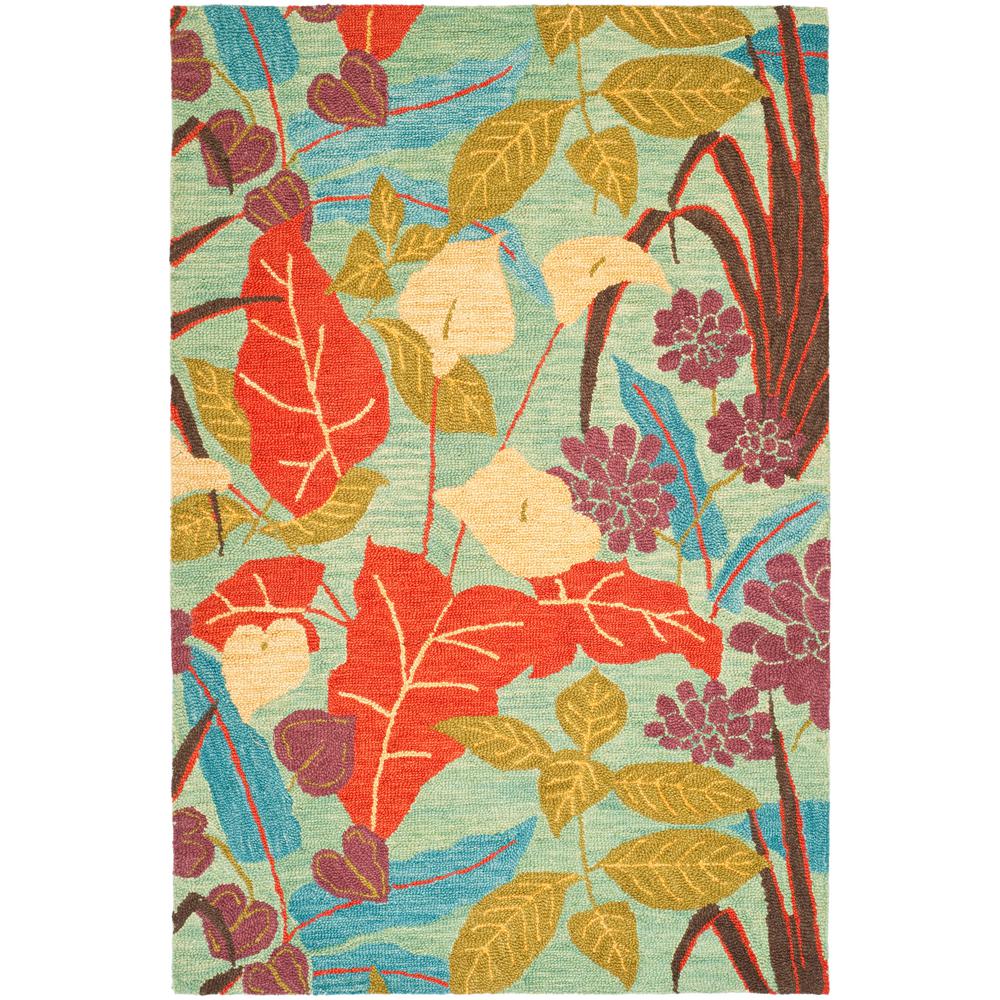Safavieh Blossom Blue Multi 6 Ft X 9 Area Rug Blm674a The Safavieh Blossom Blue Multi 6 Ft X 9 Area Rug