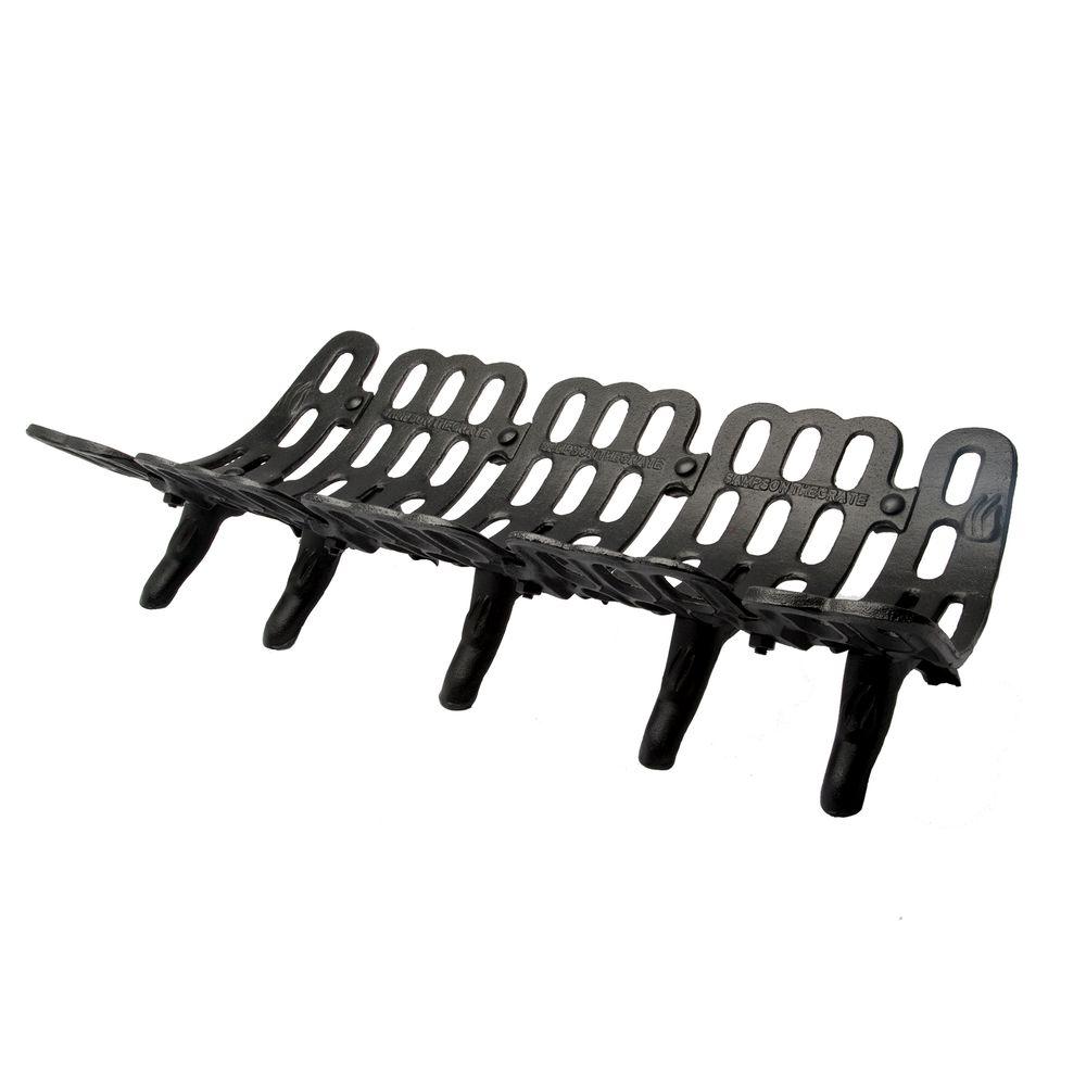 Liberty Foundry 36 inch Cast Iron Fireplace Grate with 2.5 inch Legs by Liberty Foundry
