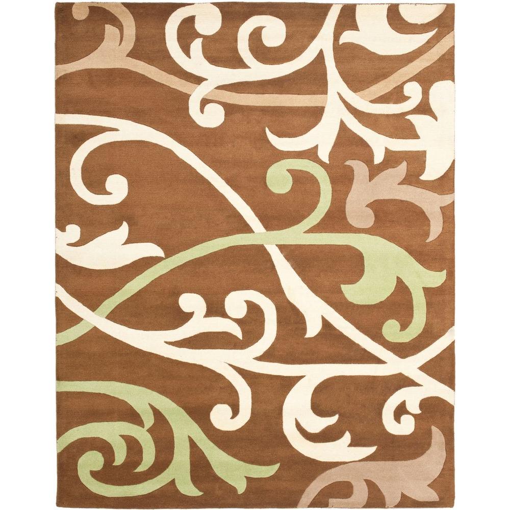 Safavieh Soho Brown Multi 8 Ft X 10 Area Rug Soh256a The Safavieh Soho Brown Multi 8 Ft X 10 Area Rug