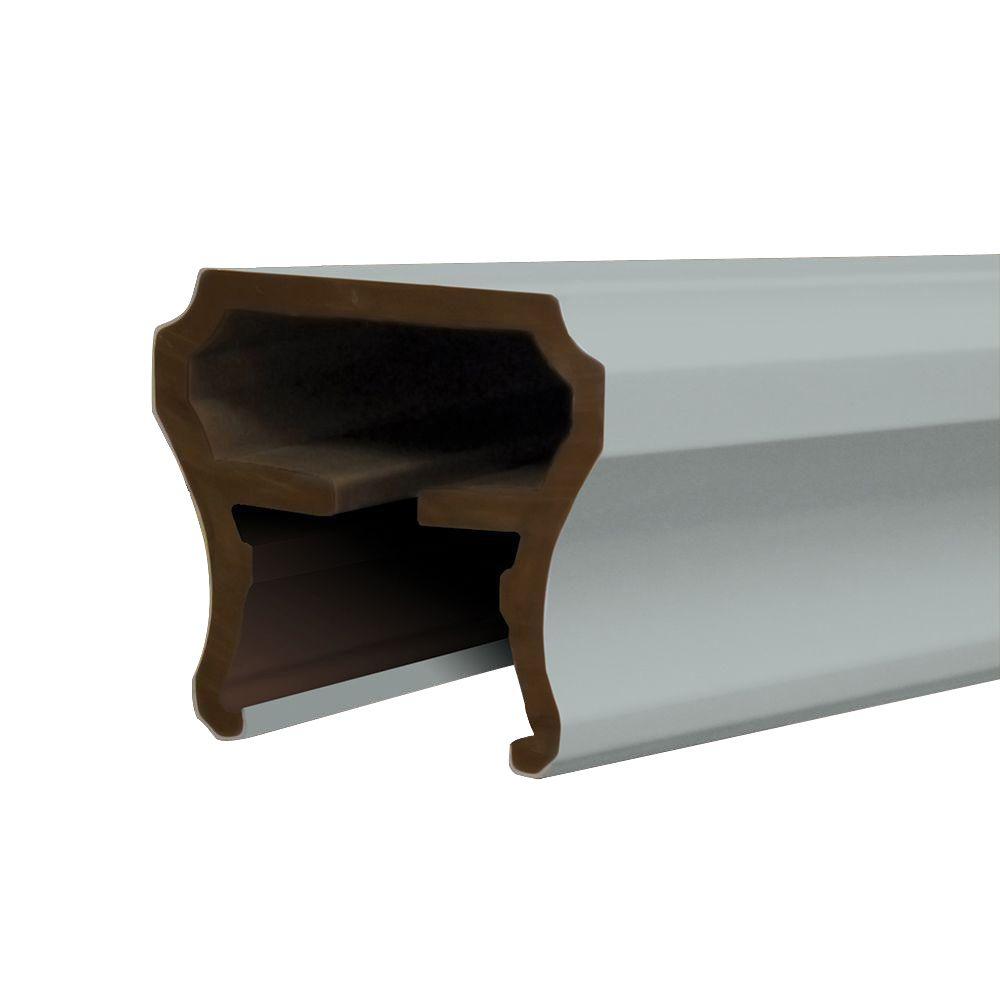 Barrette 3 1 2 In X 3 1 4 In X 97 In Vinyl Transform Top Rail