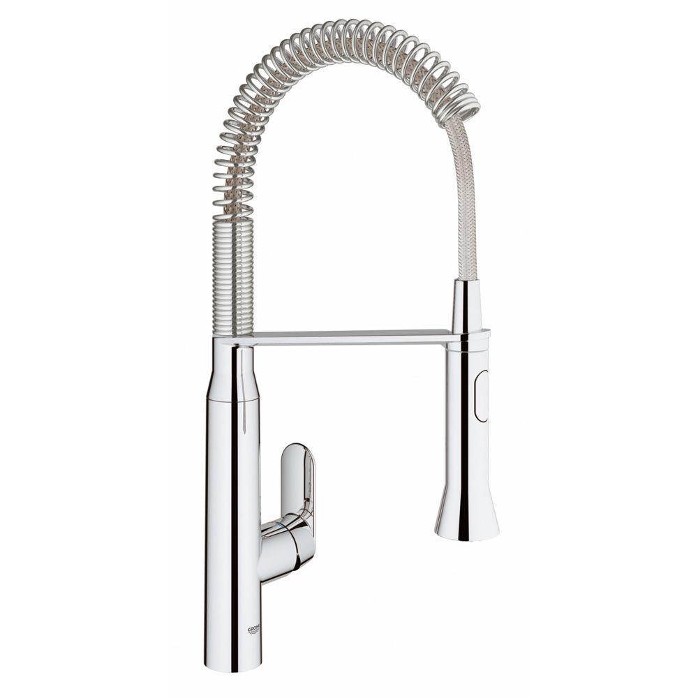 Chrome Kitchen Faucets Kitchen The Home Depot